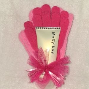 MK SATIN HANDS HAND CREAM MOMMY & ME GLOVES SET